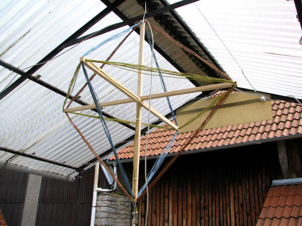 Blitzortungsstation - Rahmenantenne H-Feld